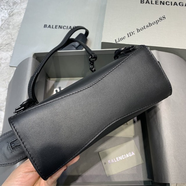 Balenciaga專櫃爆款平紋黑色黑扣手袋手提包 638512 巴黎世家小號Neo Classic機車包 fyj1456